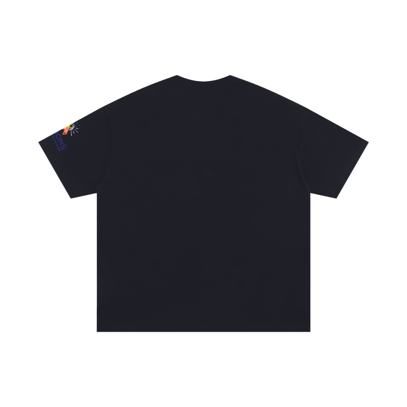 Black - Believe in Your Power Rainbow Ribbon T-Shirt