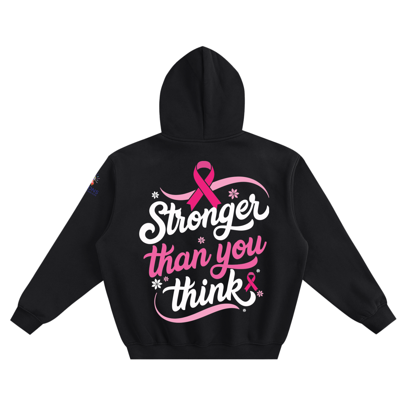 Black - Stronger Than You Think Hoodie